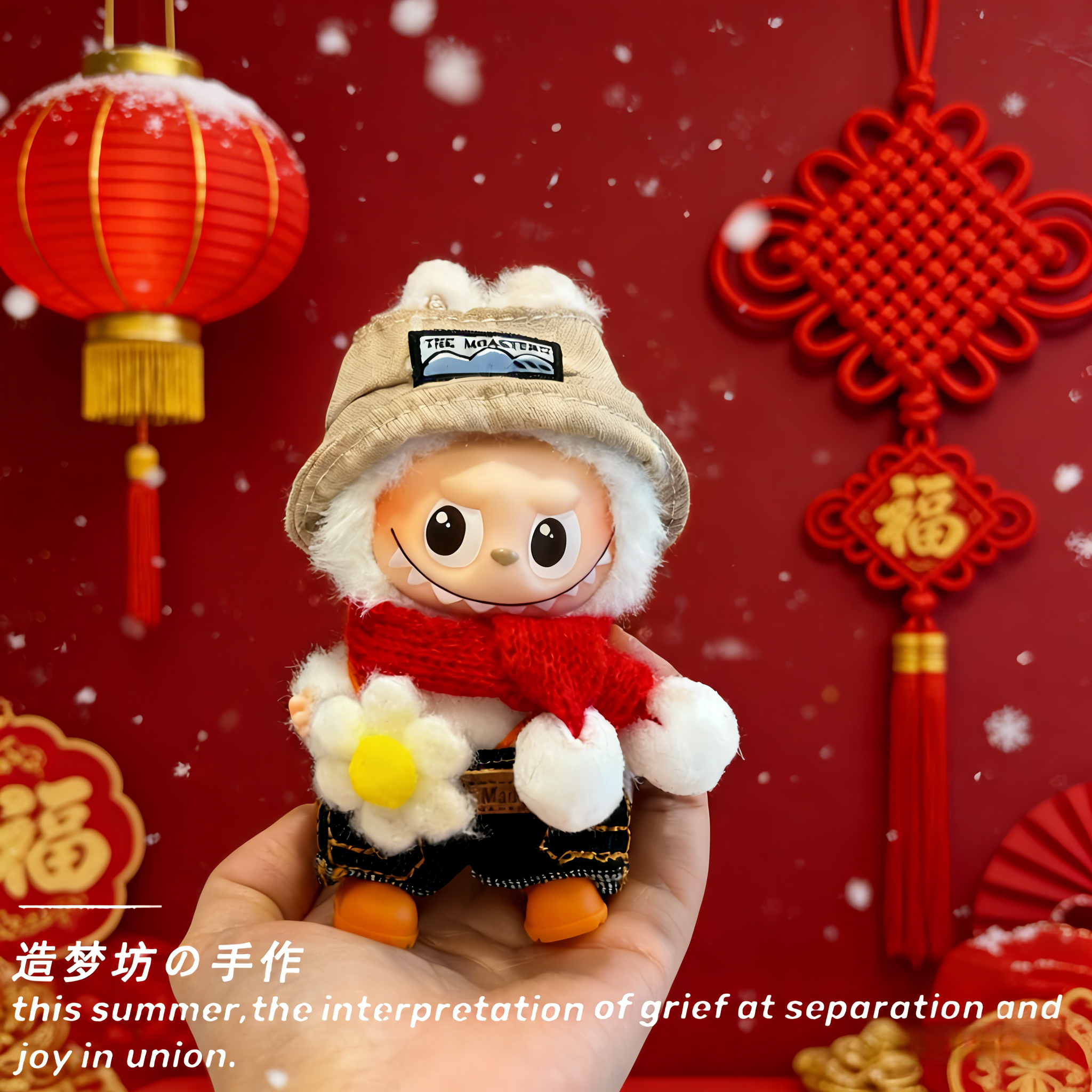 labubu娃衣拉布布四代新年衣服过年心底密码4.0迷你搪胶公仔玩偶,模玩/动漫/周边/娃圈三坑/桌游,棉花娃娃/毛绒玩具娃衣,淘宝优惠券,粉丝福利购,淘宝优惠卷