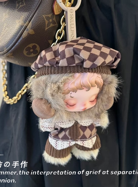 泡泡玛特sp娃衣搪胶二代光织园沐木衣服圣诞新年套装帽子连衣裙