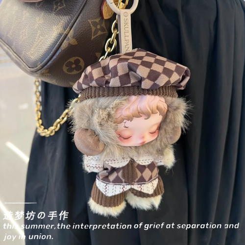 适用于泡泡玛特sp娃衣二代光织园沐木衣服新不眠夜帽子连衣裙配饰