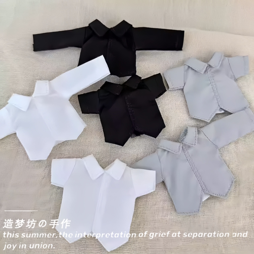 ob11娃衣衬衣12分bjdP9短长袖衬衫阿巳2妖精体米甜雪糕体百搭衣服