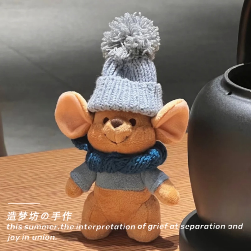 10cm迪士尼小豆衣服挂件娃衣着替厨师服装站姿东迪小豆丁毛绒玩偶