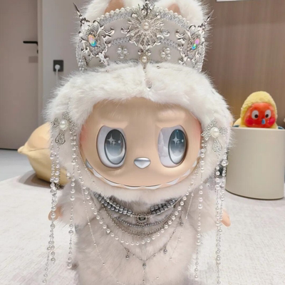 泡泡玛特大娃衣服娃衣labubu58cm拉布布大娃zimomo大首领公仔配饰