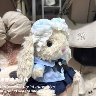 适用于jellycat玩偶衣服校服套装甜美小兔yummy兔小羊小猪连衣裙