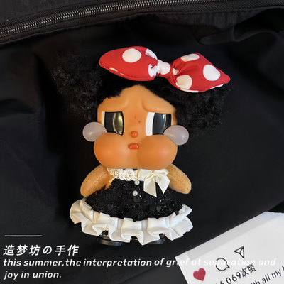 适用crybaby恋夏一族娃衣度假系列vacation黑皮妹搪胶哭娃衣服装