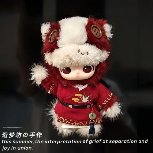 马力全开娃衣通关马衣服dimoo玩偶搪胶毛绒挂件马年限定套装配饰