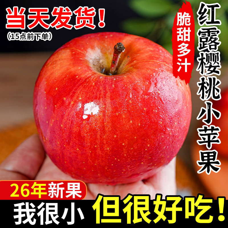 红露樱桃小苹果脆甜多汁