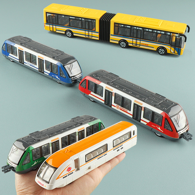 合金回力地铁/火车儿童玩具车