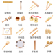 幼儿园奥尔夫打击乐器原木套装 早教铃鼓响板双响筒碰铃沙锤三角铁