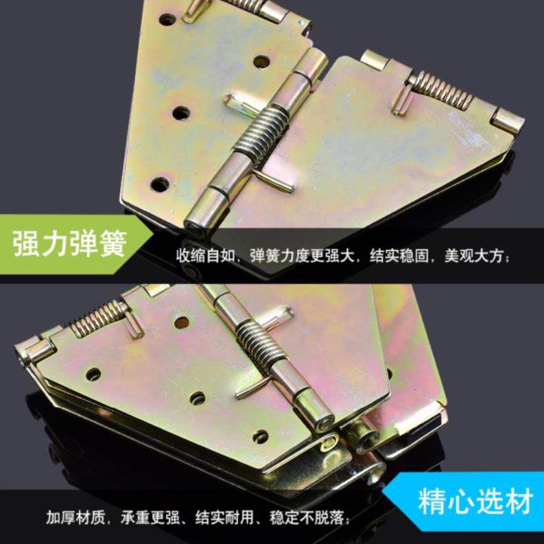 蝴蝶铰链家用荷叶装饰合页折弯翻板台面稳固餐桌加厚餐台折叠折页