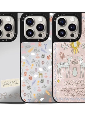 CASETiIFiY联名欧阳娜娜森林秘境16Pro适用iPhone17Promax苹果15plus手机壳12镜面13潮14防摔磁吸华强北平替