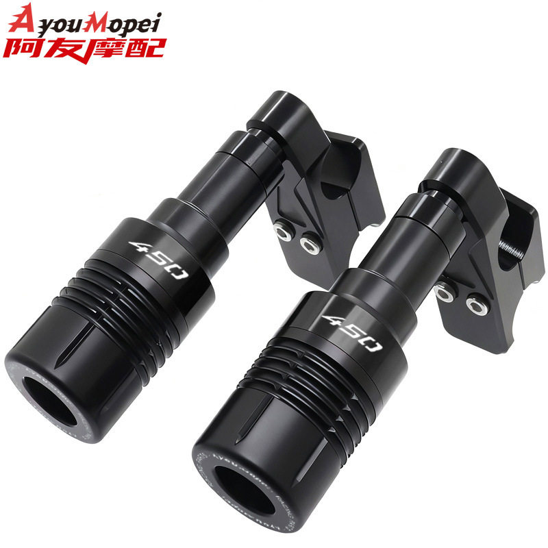 适用春风450NK 450SR/SR-S改装防摔球车身保险杠防摔胶排气防摔棒