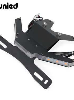 适用川崎忍者Z250 NINJA300改装转向灯短尾车牌架摩托车牌架照