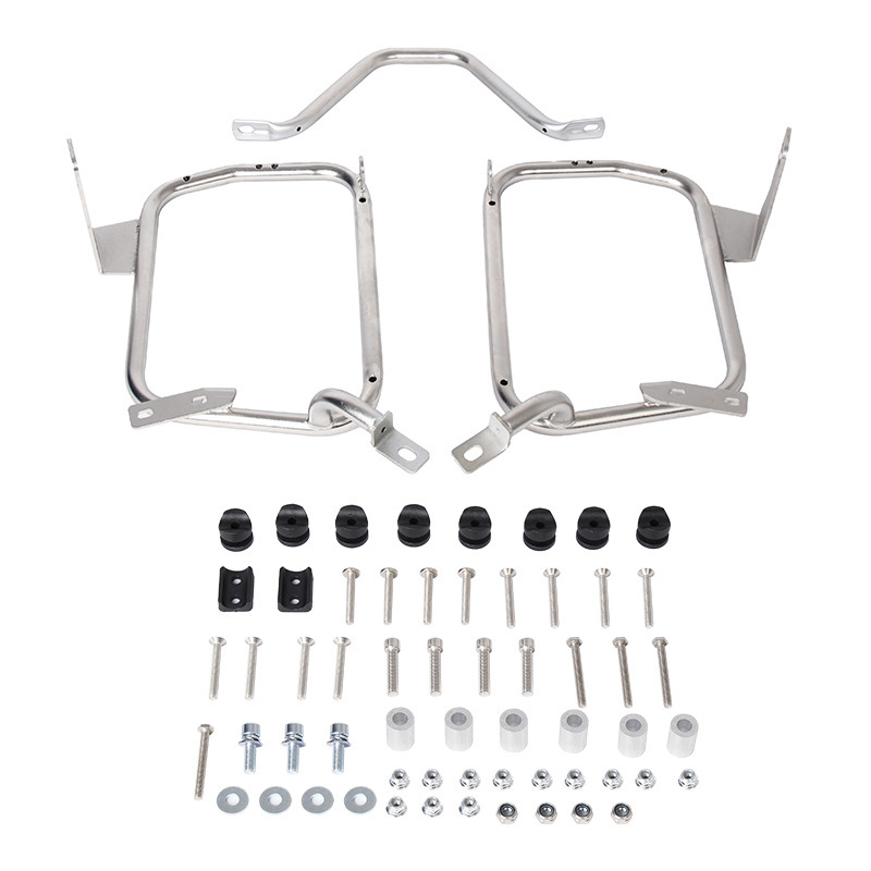 适用铃木V-strom250摩托车DL250不锈钢304改装边架边箱固定支架