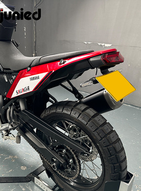 适用于雅马哈Tenere700改装短尾车牌架摩托车牌架照车牌灯连接线