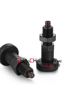 ZAE01/ZAE11细牙螺纹型旋钮柱塞PXAS/PXKS10 12 16 复位型分度销