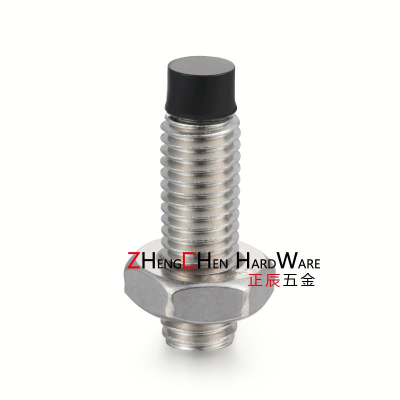 TDA61不锈钢直杆型 带聚氨酯止动螺栓 内六角孔型USUS8-25/30/35