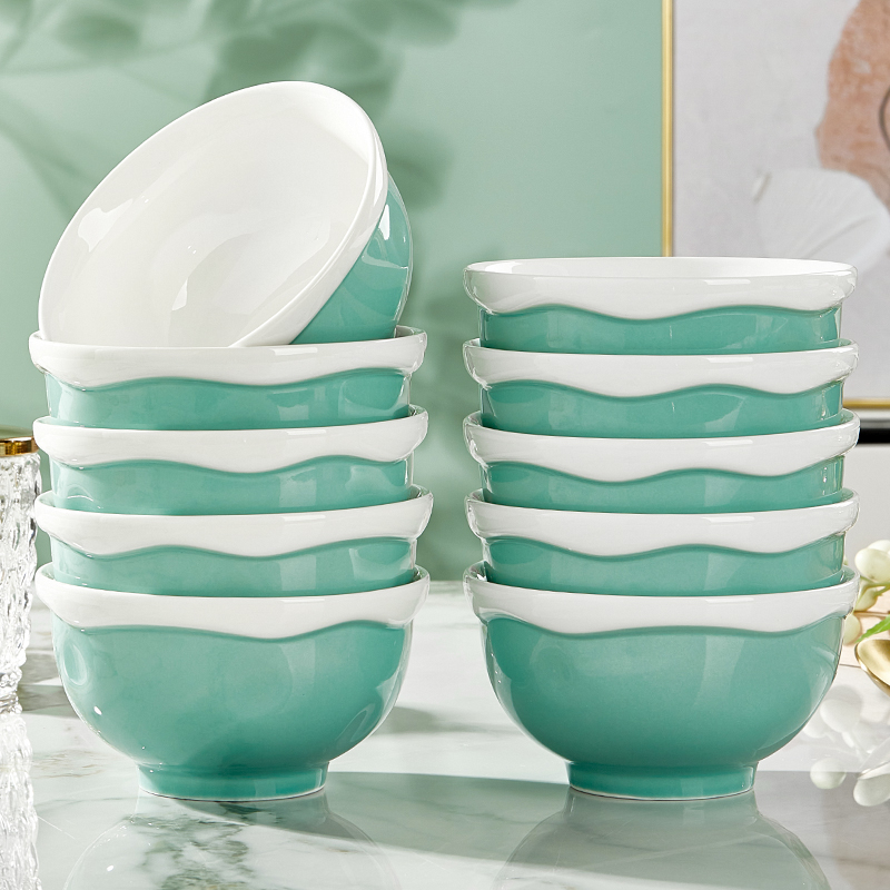 茉阳陶瓷餐具简约风米饭碗盘