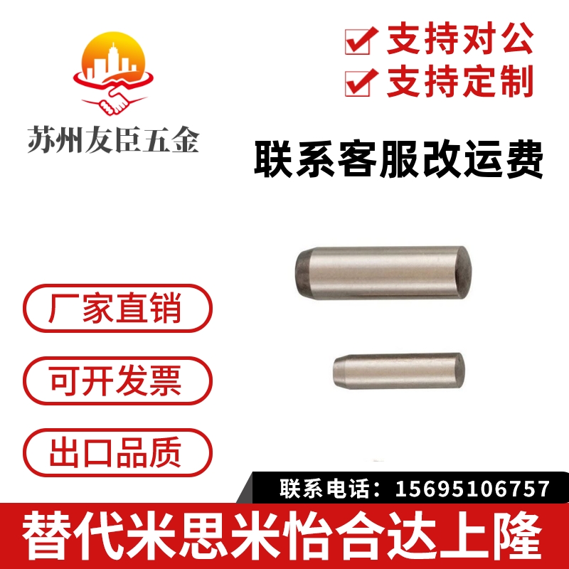 MSSH负公差直杆销 h7定位销 机器人用实心销 模具销钉 MSH圆柱销