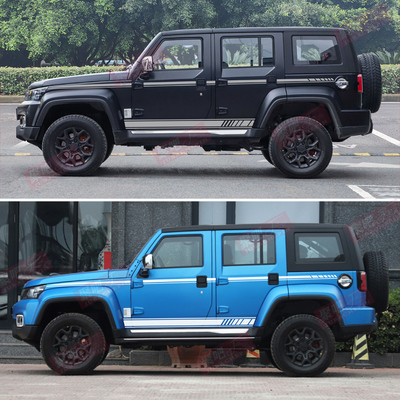 北京BJ40车贴拉花改装车身腰线贴纸装饰彩条北京bj40plus车贴拉花