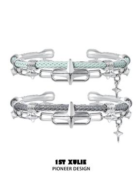 梦核手镯原创小众设计高级编织情侣手环2025新款