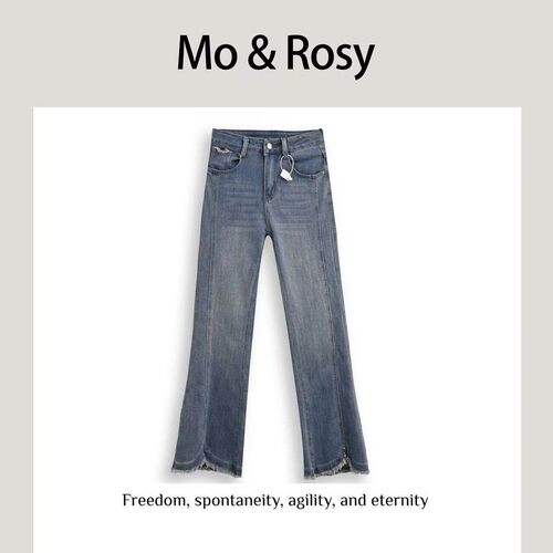 【入驻首秀】MO&ROSY【海岛告白】个性百搭气质牛仔裤MR327W007