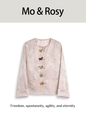 MO&ROSY 【雅致贵柔】气质轻国风新中式上衣  MR327X116