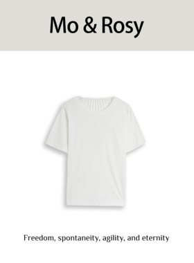 MO&ROSY 【南法情书】 百搭时尚个性圆领上衣MR327J024