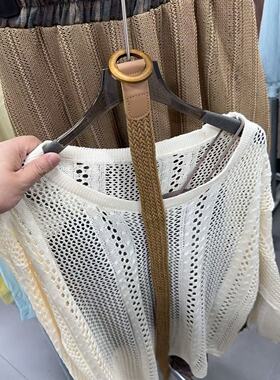 MO&ROSY 【百花谱】 个性气质镂空三件套MR327L052