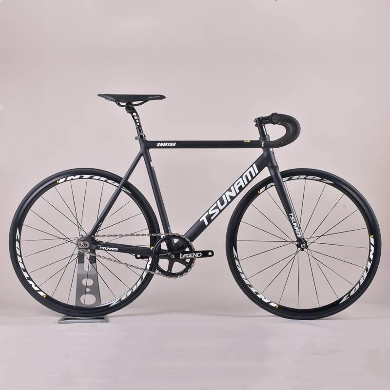 tsunami速那米snm100海啸死飞整车铝合金竞速死飞自行车固齿单车