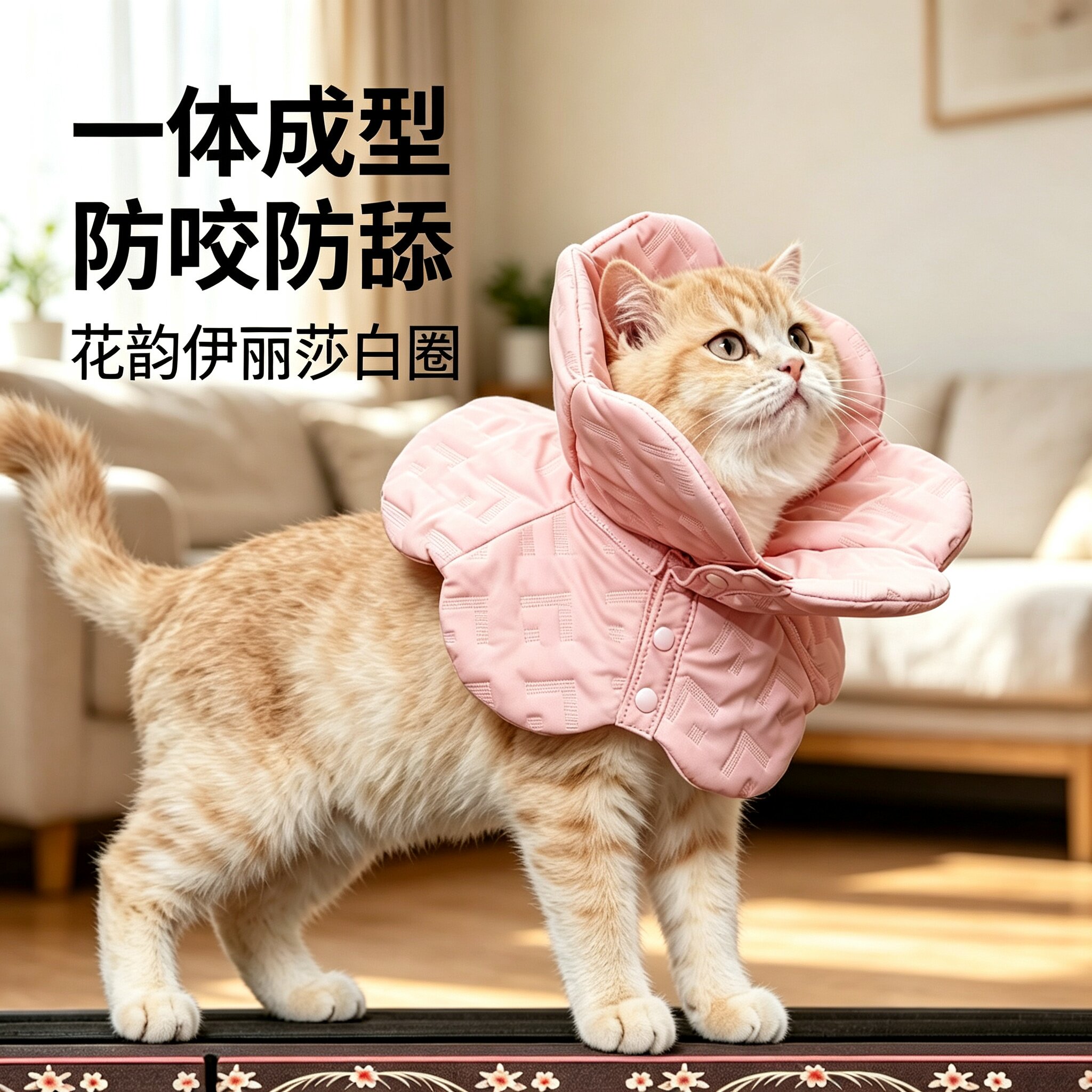猫咪伊丽莎白圈软圈狗狗防舔防咬头套宠物防抓绝育脖圈项圈