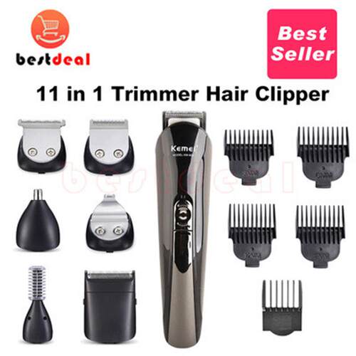 11 in 1 Electric trimmer hair clipper Barber Rechargeable