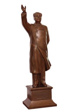 毛主席铜像摆件客厅纯紫铜主席像办公室书房红古紫铜像摆像乔迁礼