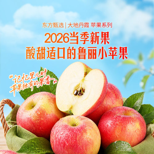 东方甄选鲁丽小苹果蛇果鲜果