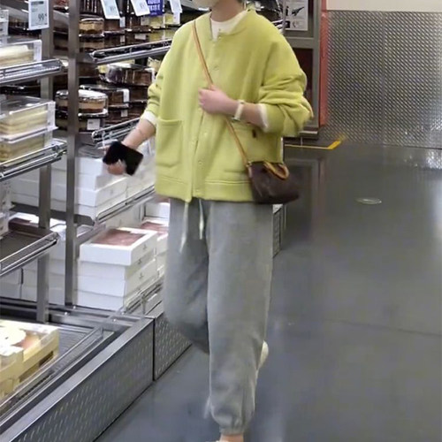 时尚小个子穿搭外套休闲裤两件套