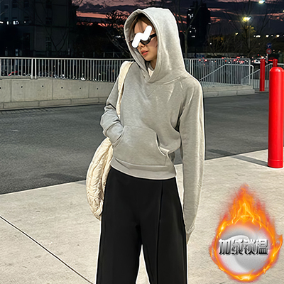 灰色卫衣女春秋2025新款