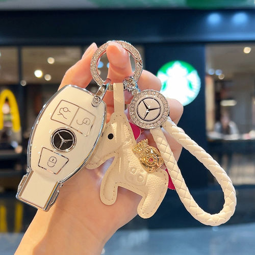 奔驰gla200钥匙套c200l扣b200汽车cla220 c180l老款a180 glc260壳