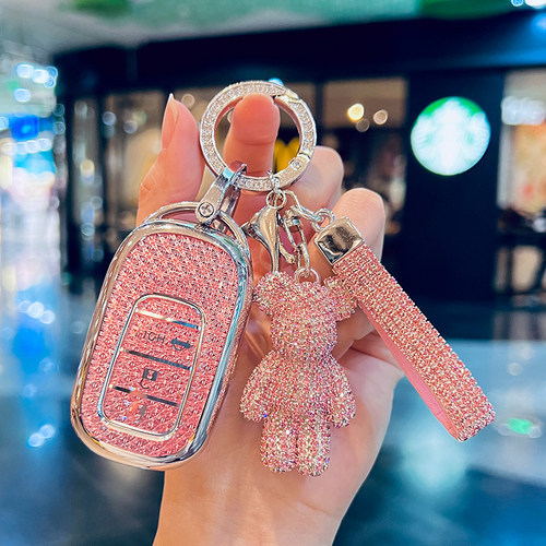 适用于本田crv钥匙套xrv雅阁urv皓影hrv十一代思域型格英仕派飞度