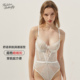 Hidden Butterfly弹力蕾丝高腰显瘦性感连体衣内衣女文胸人鱼童话