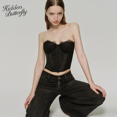 Hidden Butterlfy细腻缎面百搭模杯鱼骨胸衣 HB内衣文胸 反转绮遇