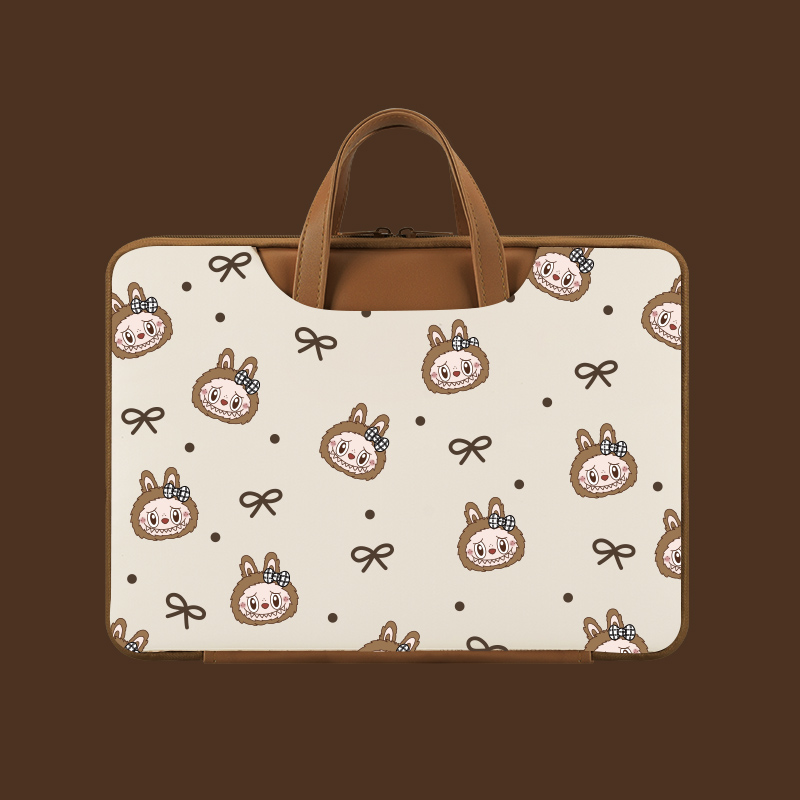 可爱卡通拉布布笔记本电脑包学生适用华为matebook14寸戴尔拯救者Y7000游戏本15.6寸荣耀16寸手提包防水防摔