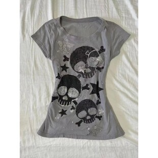 cinched 上衣女Shoulder short sleeved shirt 正肩收腰短袖 修身