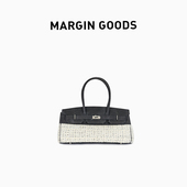 粗花呢大容量手提包 Margin Bag 时尚 Goods· Common