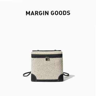 Margin Goods· 【董洁同款】Le M back Bag简约亚麻双肩包