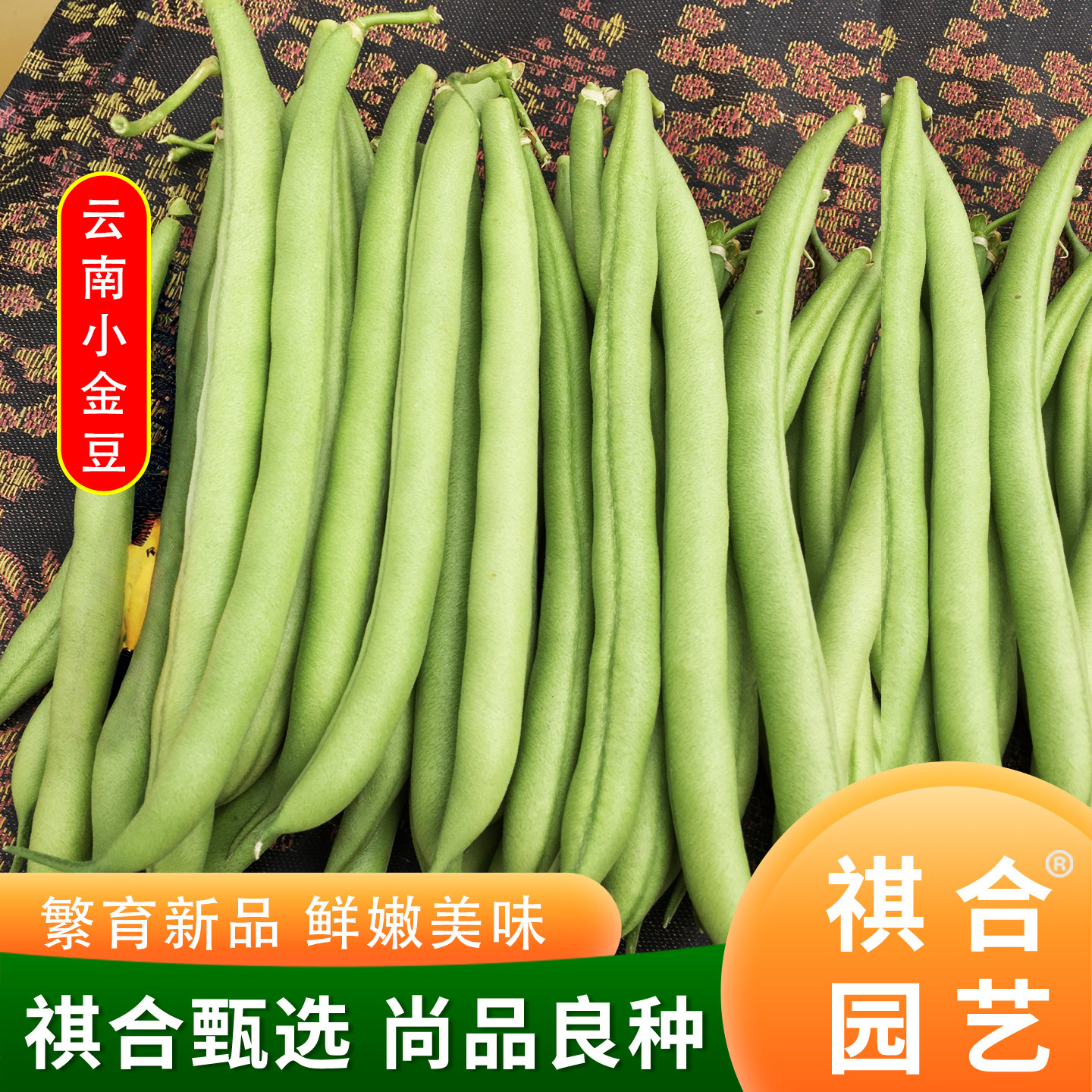 云南嫩玉小金豆种子菜种青豌豆种籽四季豆蔬菜孑农用豆角籽种大全