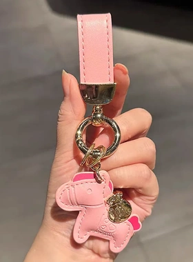 马年马上有钱高端钥匙扣卡通小挂件可爱精致情侣男女汽车创意礼品