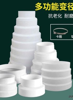 抽油烟机排烟管变径圈排风管大小转换接头厨房烟道管止逆阀变径器