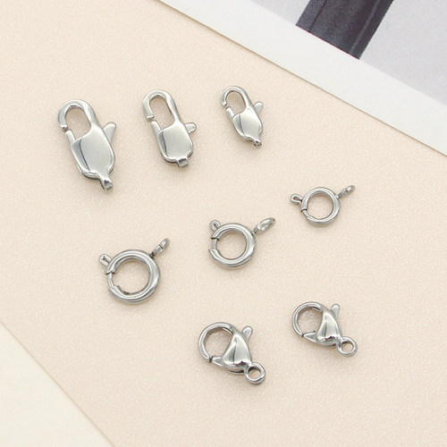 钛钢人工精抛龙虾扣弹簧扣