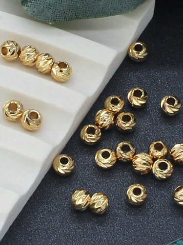 Аксессуар ручной работы, бусы, бусины, DIY, 14 карат