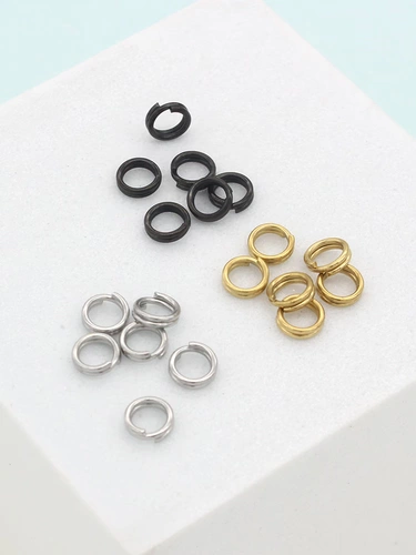 Аксессуар, колечки для украшений и бижутерии ручной работы из нержавеющей стали, DIY