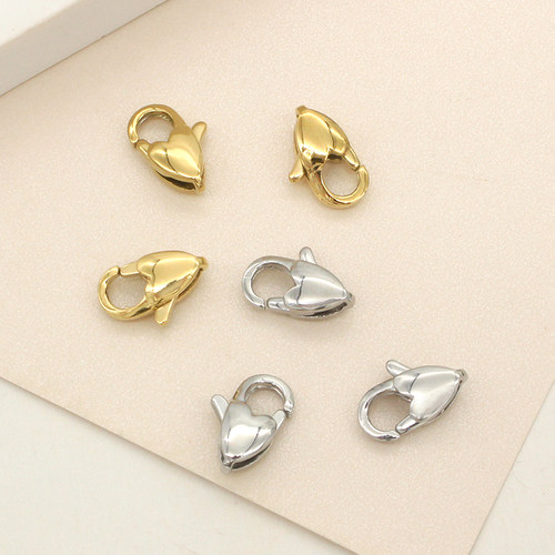 316钛钢镀18K金精工爱心龙虾扣